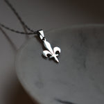 Bosnia ljiljan necklace silver plated on stainless steel