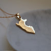 Peru city necklace 18k gold plated on stainless steel