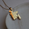 Bangladesh district necklace 18k gold plated on stainless steel