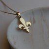 Bosnia ljiljan necklace 18k gold plated on stainless steel