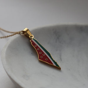 Palestine Watermelon Necklace