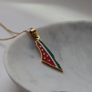 Palestine Watermelon Necklace