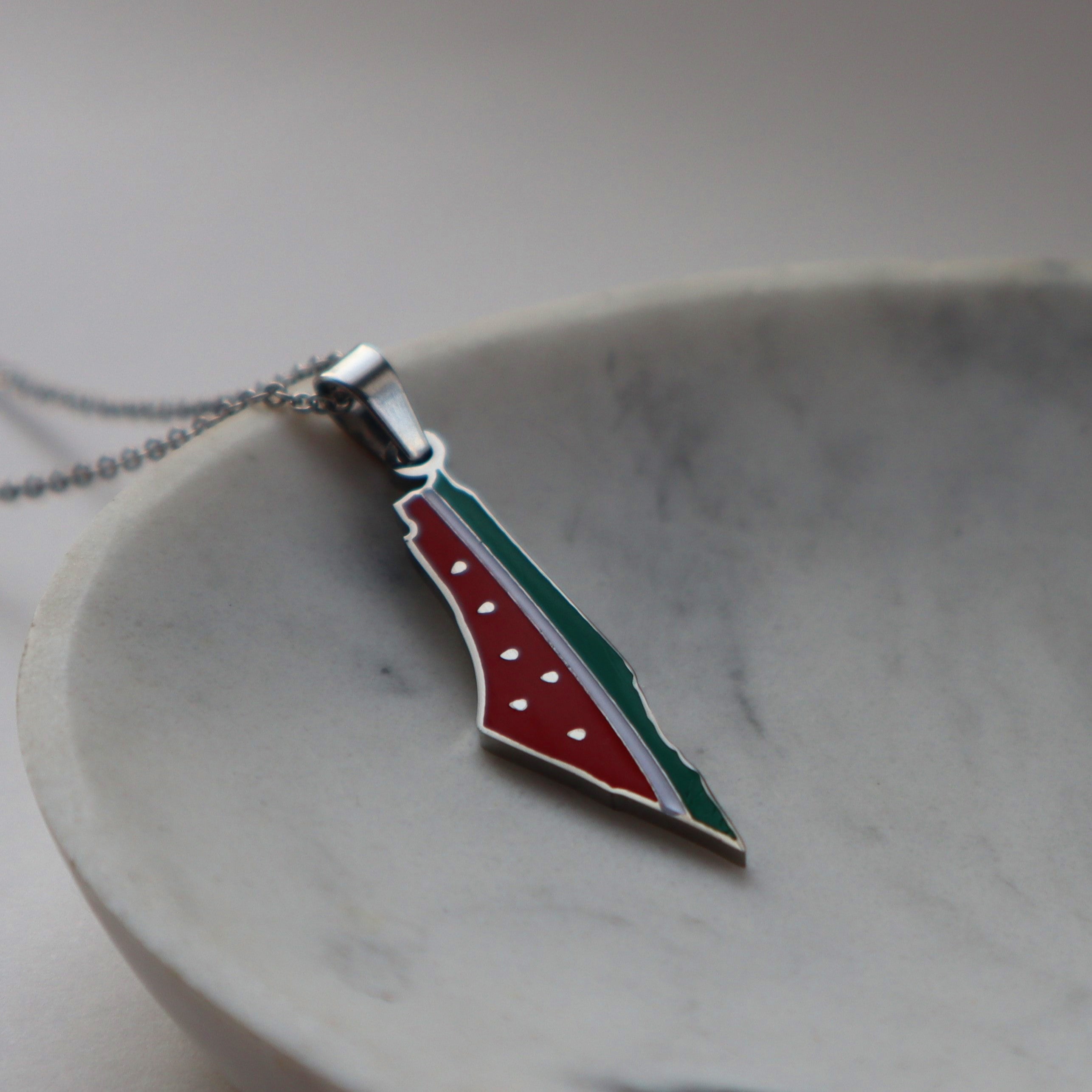 Palestine Watermelon Necklace