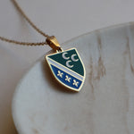 Sandžak flag necklace 18k gold plated on stainless steel