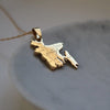 Bangladesh district necklace 18k gold plated on stainless steel