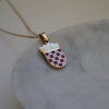 Croatia Flag Necklace