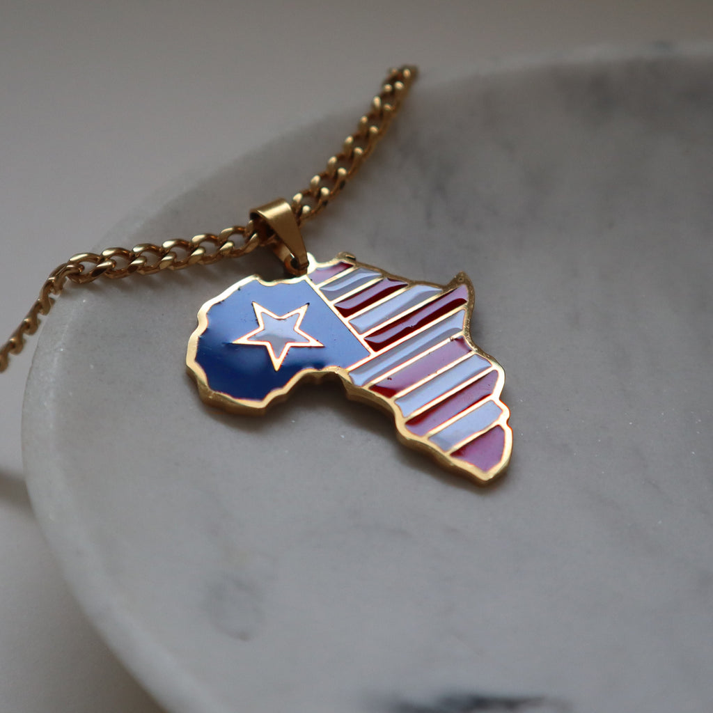 Men's Liberia Necklace - Africa Edition