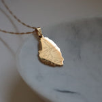 Saint vincent map necklace 18k gold plated on stainless steel