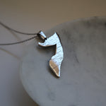 Somalia city necklace silver plated on stainless steel