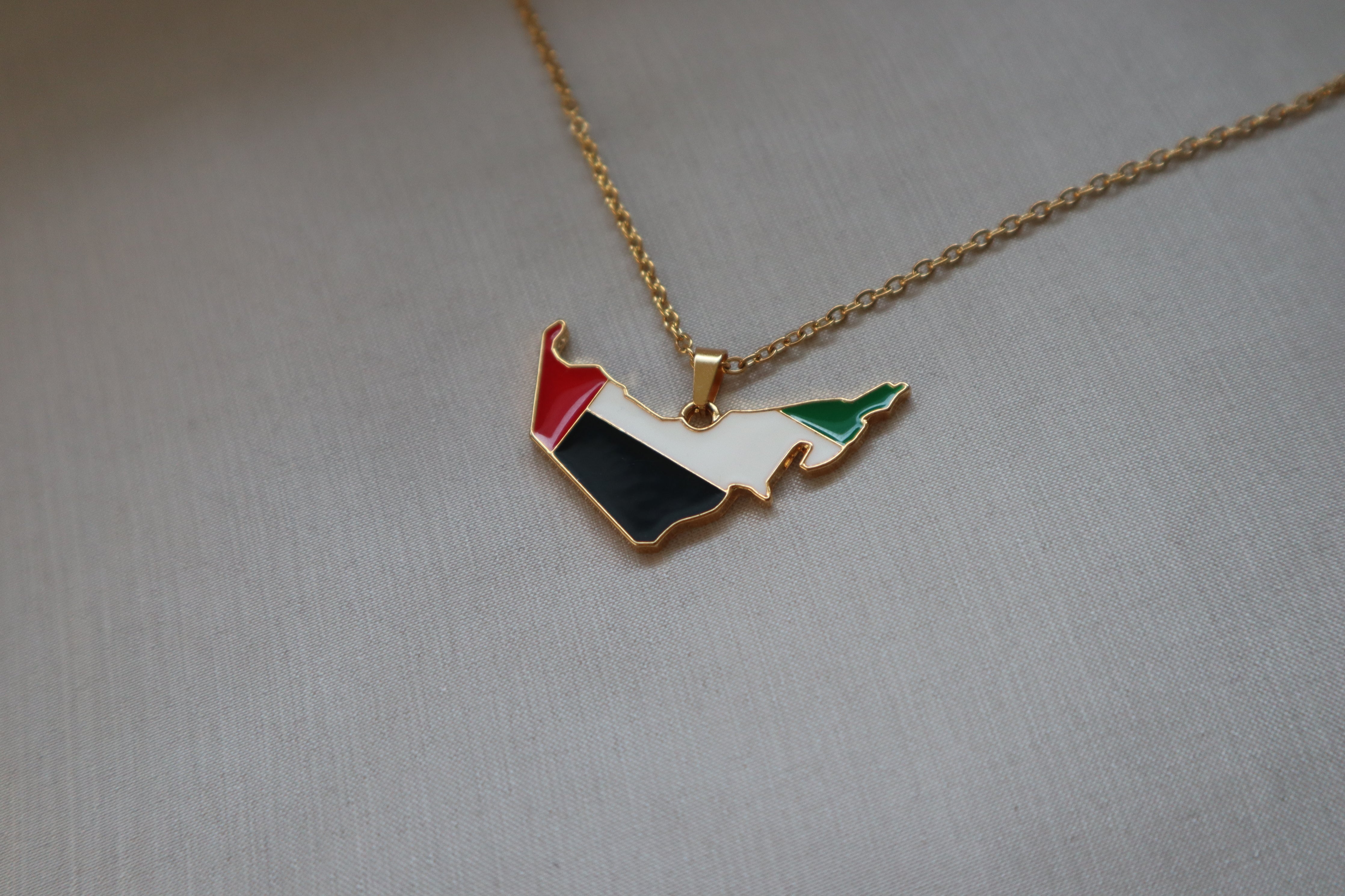 UAE Flag Necklace